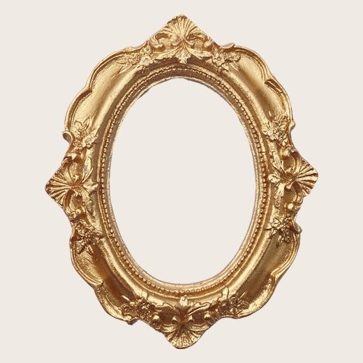 Gold oval