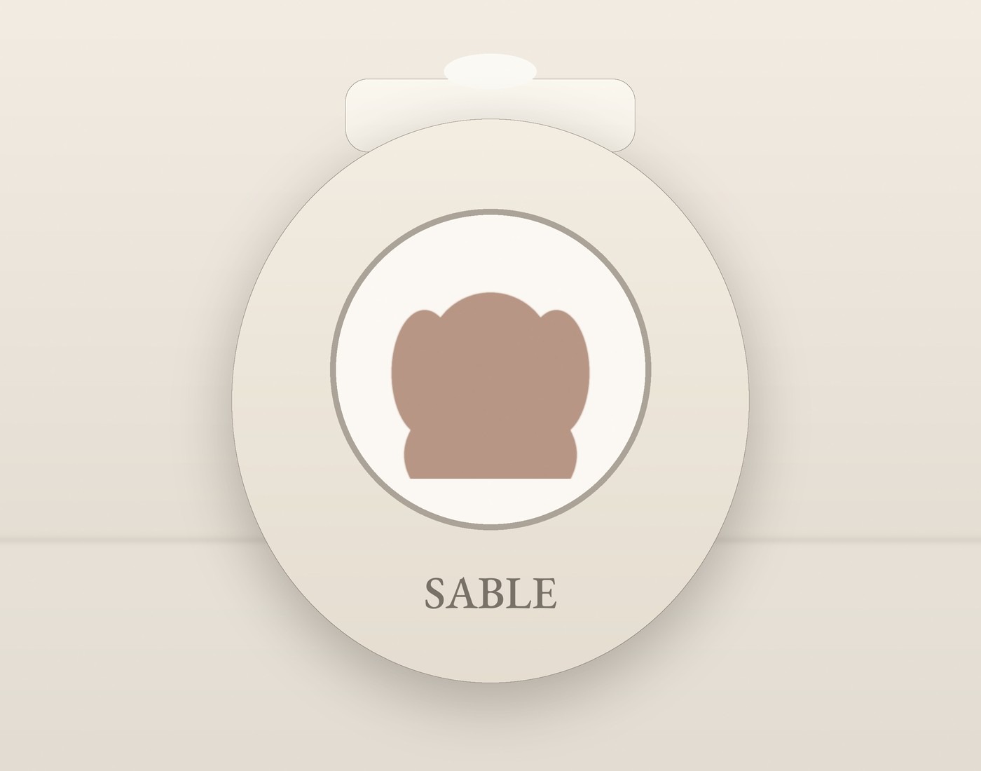 Sable's ceramic portrait urn